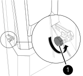 Abdeckkappe des Kondensat-Ablasshahns abschrauben